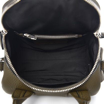 Alexander Wang Pebbled Calfskin Mini Rockie Matte Khaki Green Rhodium Hardware 5 of 7