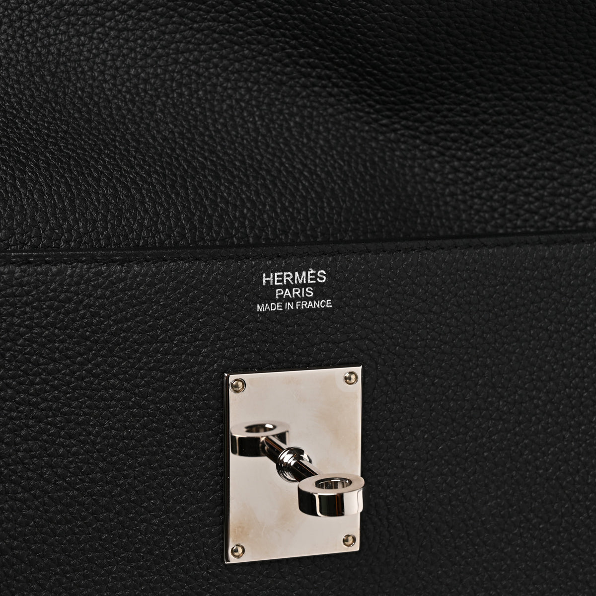 Hermes Togo Kelly Messenger GM Black 6 of 11