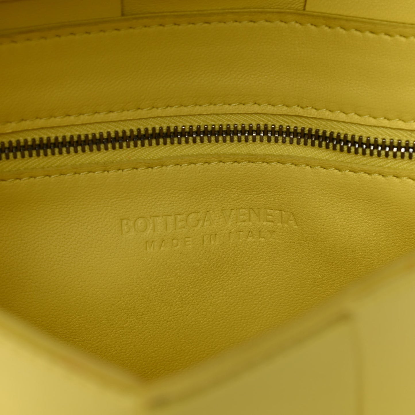 Nappa Maxi Intreccio Cassette Bag Lemonade