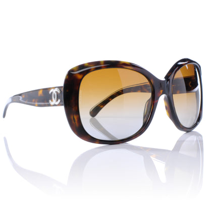 Chanel Tortoise Shell CC Sunglasses 2 of 7