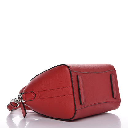 Givenchy Sugar Goatskin Mini Antigona Dark Red 5 of 8
