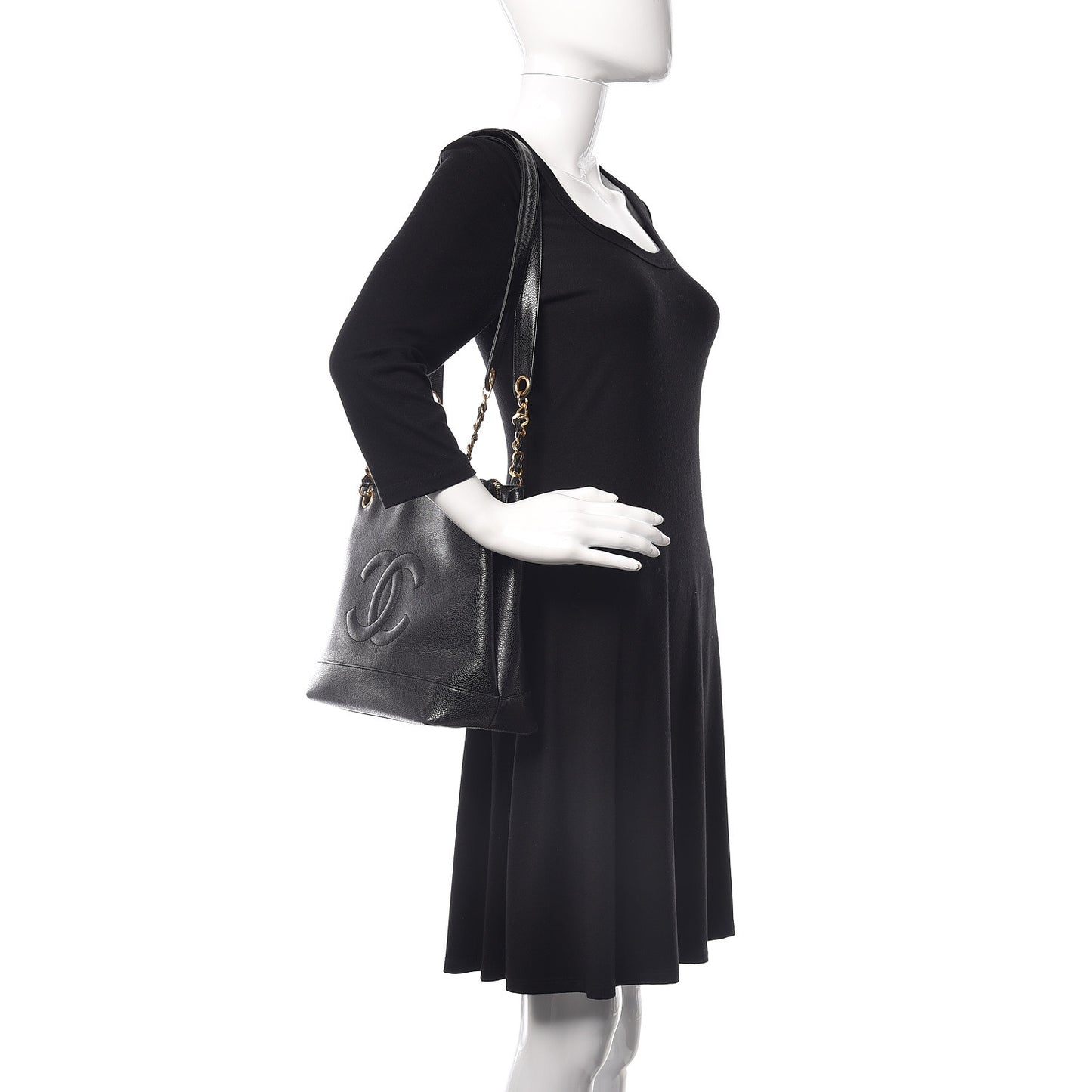 Caviar CC Shopper Tote Black