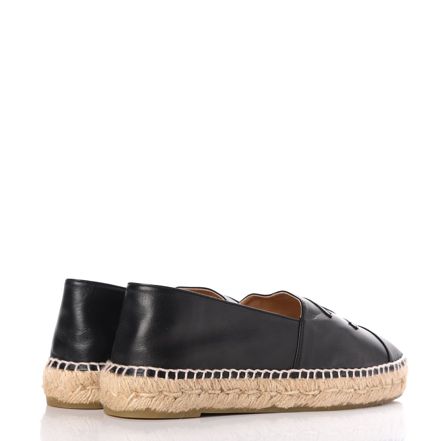 Lambskin CC Espadrilles 40 Black