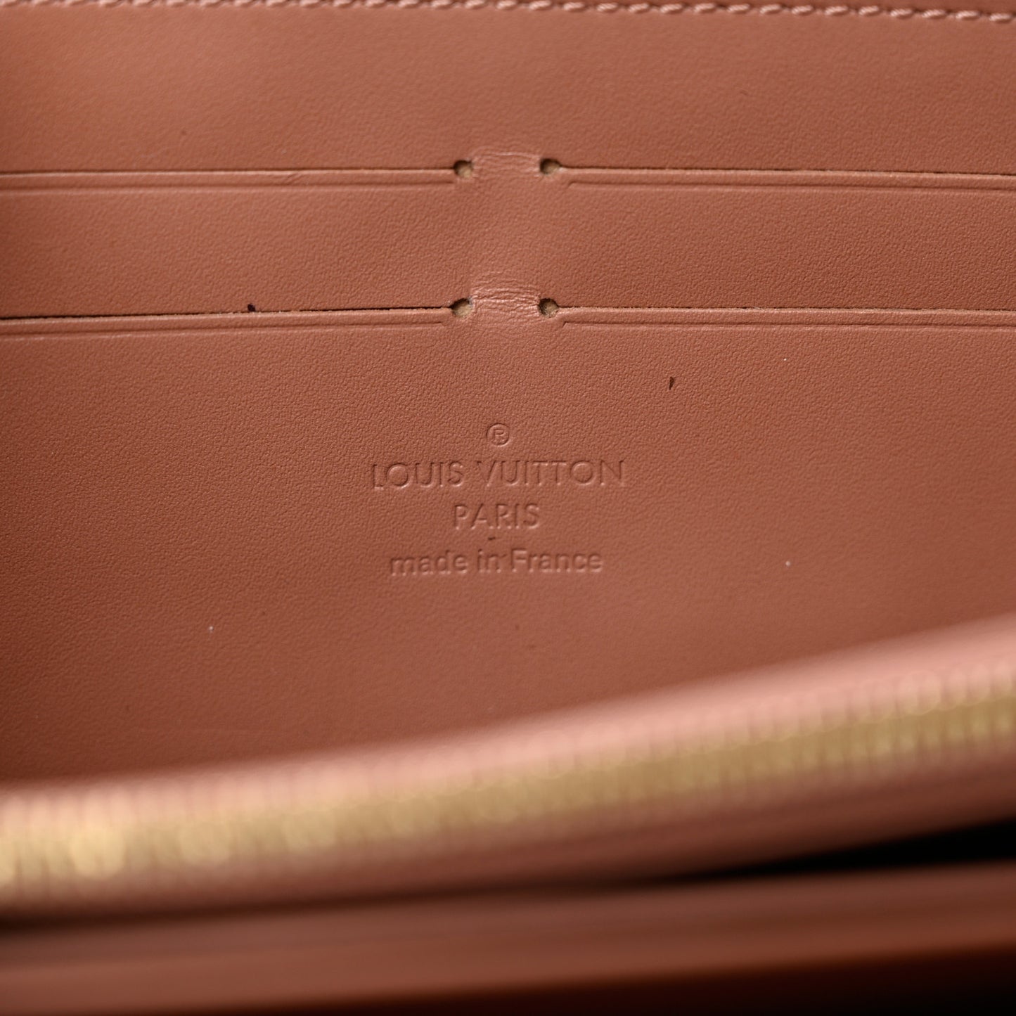 Vernis Zippy Wallet Rose Velours