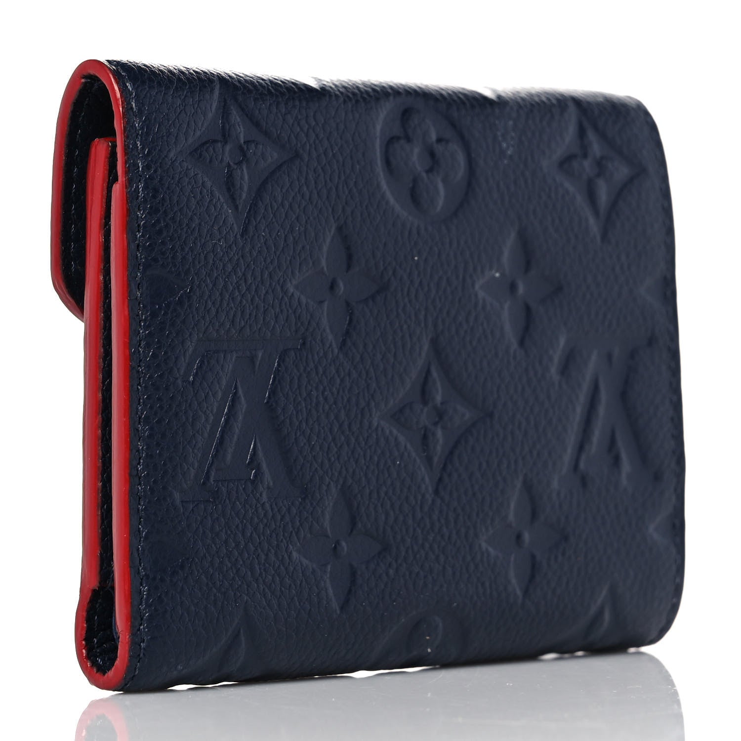Louis Vuitton Empreinte Victorine Wallet Marine Rouge 3 of 8