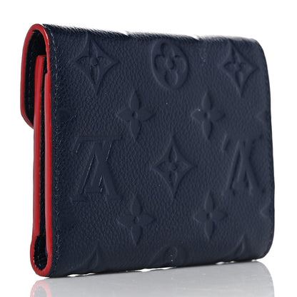 Louis Vuitton Empreinte Victorine Wallet Marine Rouge 3 of 8