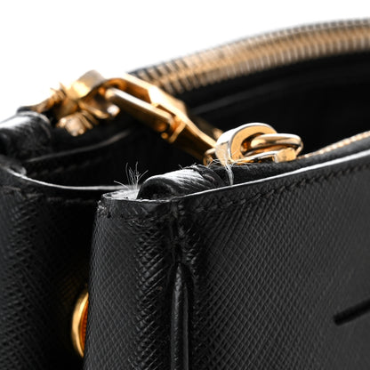 Prada Saffiano Lux Extra Large Galleria Double Zip Tote Black 12 of 12
