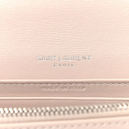 Saint Laurent Calfskin Monogram Sunset Chain Wallet Light Pink 5 of 10