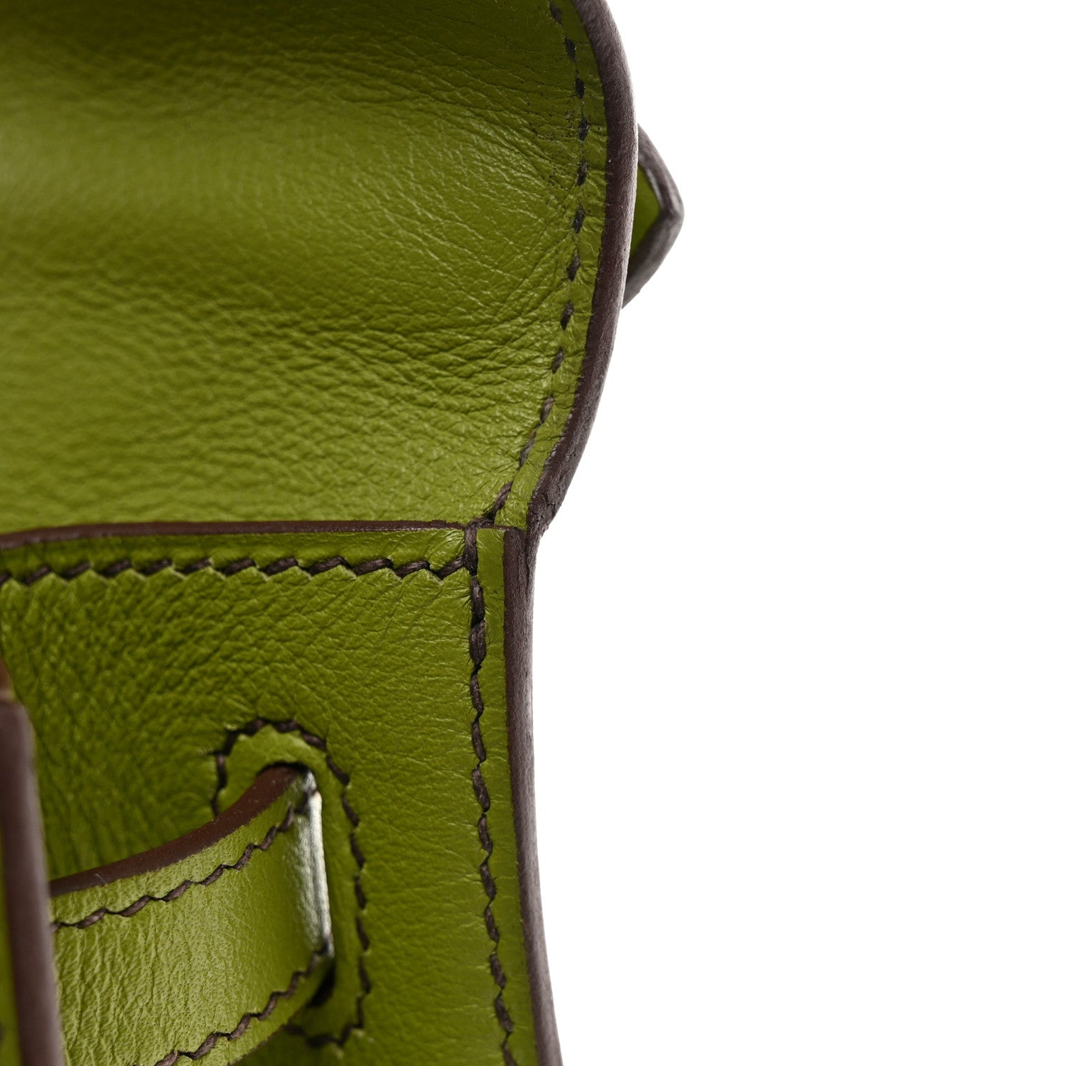 Hermes Swift Kelly Pochette Clutch Vert Anis 11 of 13