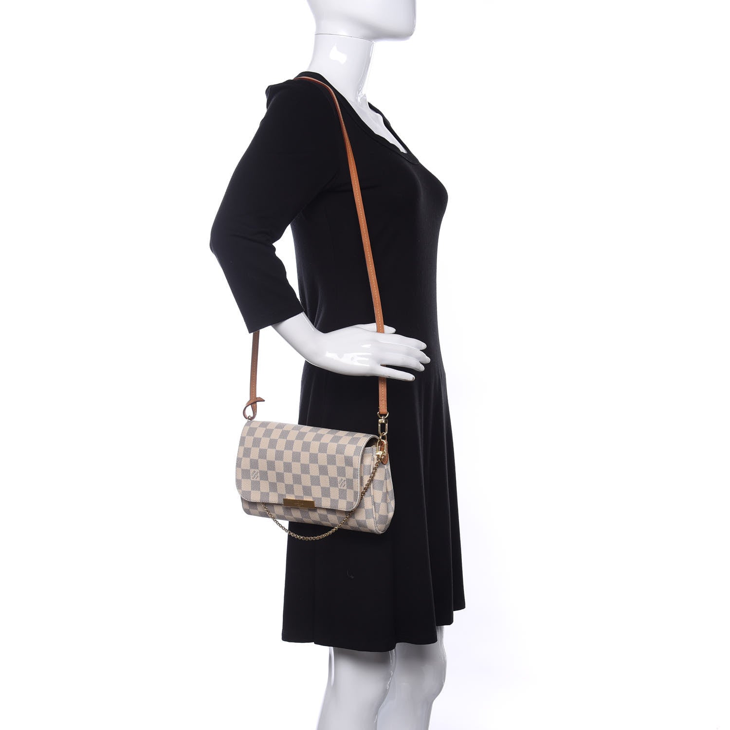 Louis Vuitton Damier Azur Favorite MM 2 of 9