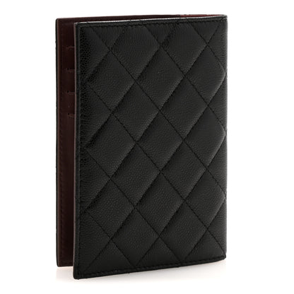 Chanel Caviar Quilted Passport Holder Black 3 of 8