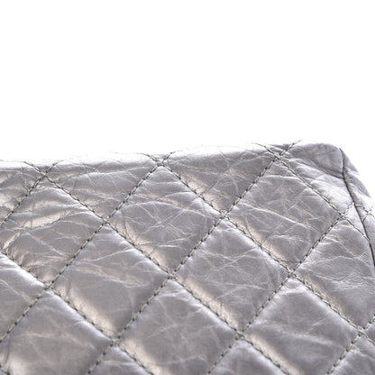 Chanel Metallic Aged Calfskin Quilted 2.55 Reissue 227 Flap Dark Silver 13 of 15