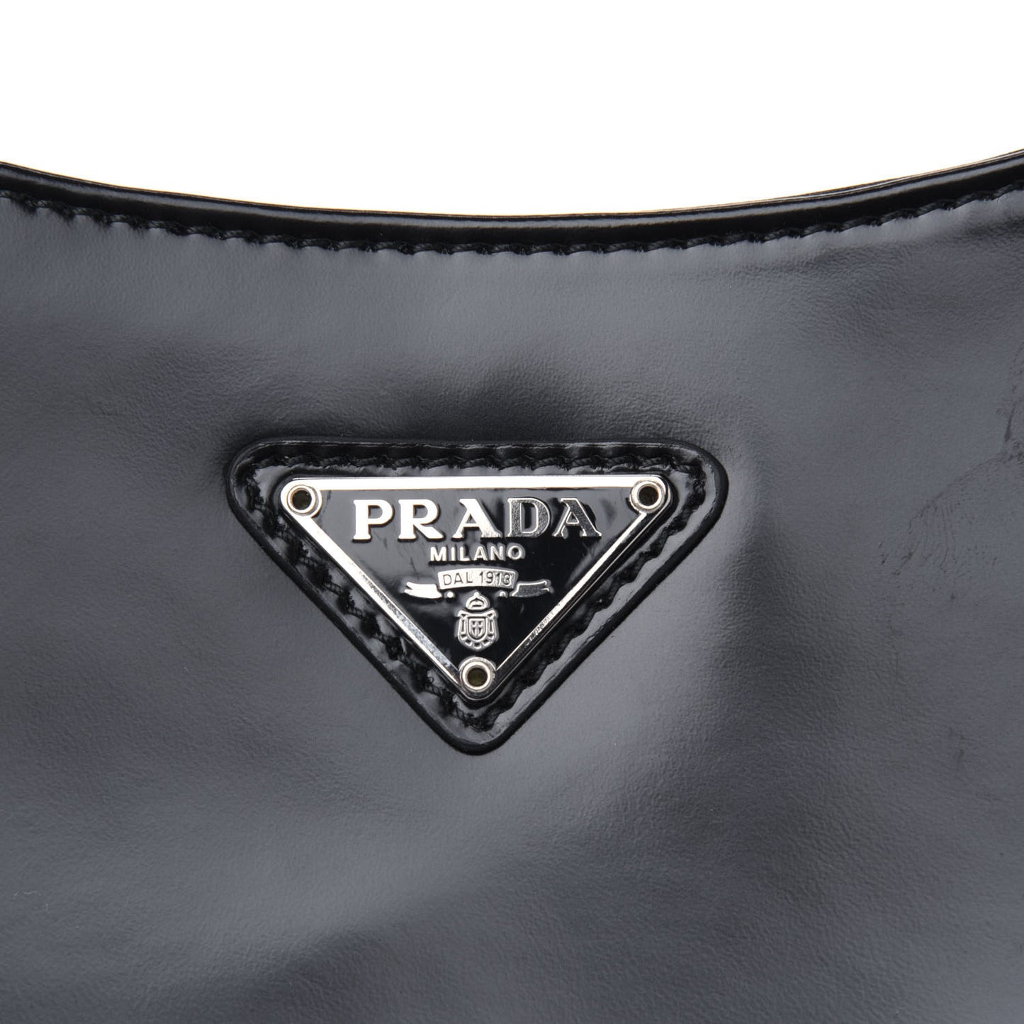 Spazzolato Cleo Shoulder Bag Black