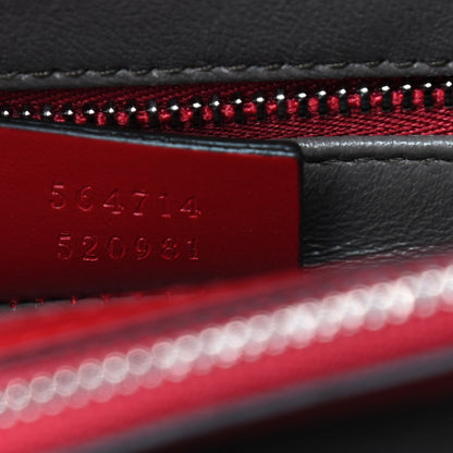 Gucci Shibuya Calfskin Medium Zumi Top Handle Bag Hibiscus Red 8 of 8