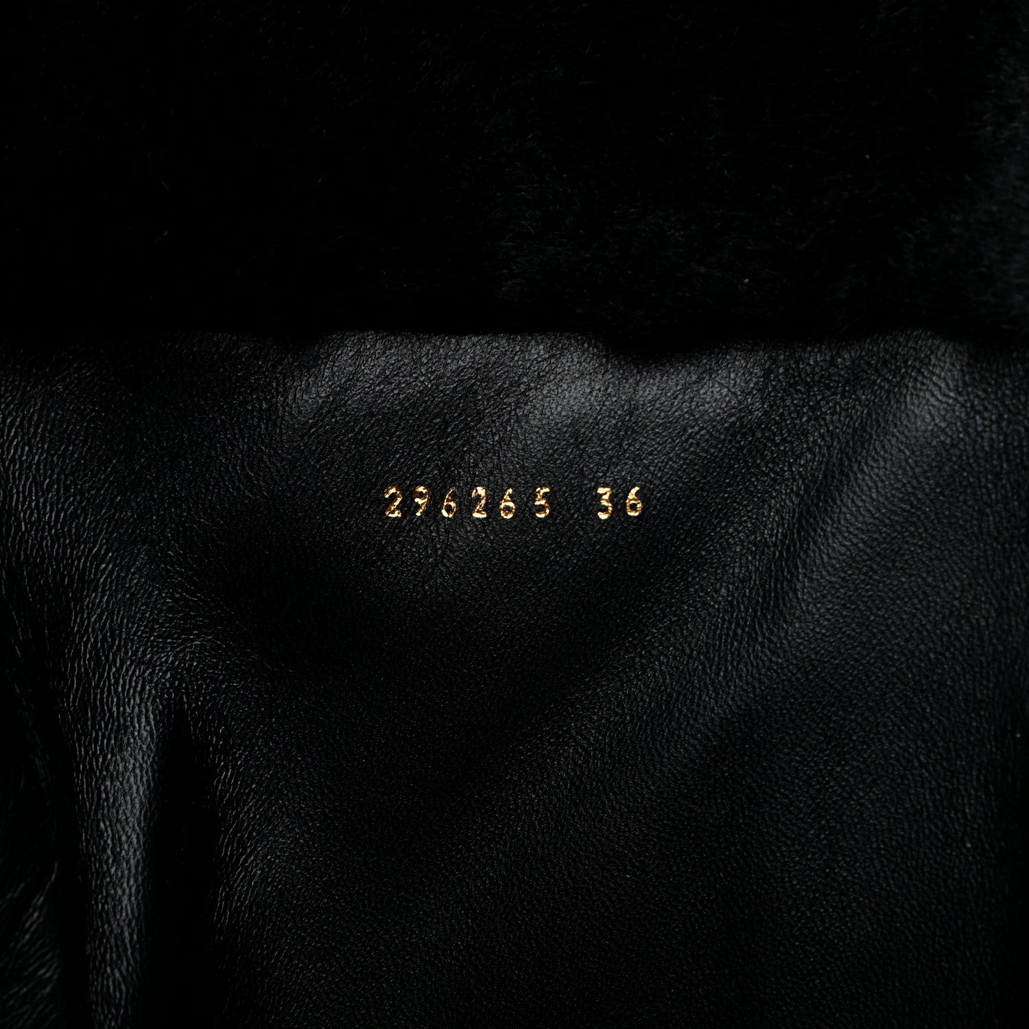 Gucci Suede Shearling Fur Microguccissima Courtney Tall Wedge Boots 36 Black 8 of 11