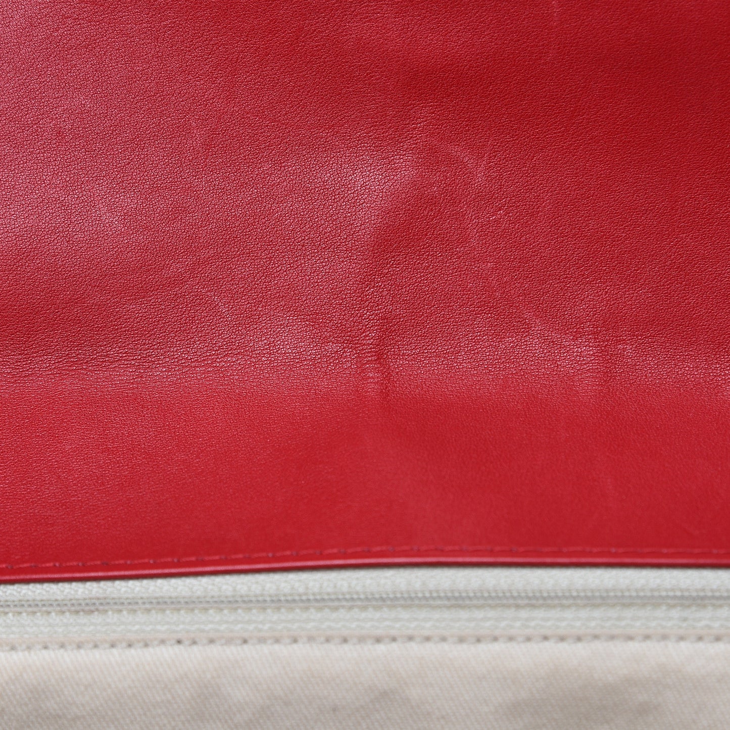 Calfskin Quilted In The Business Flap Red