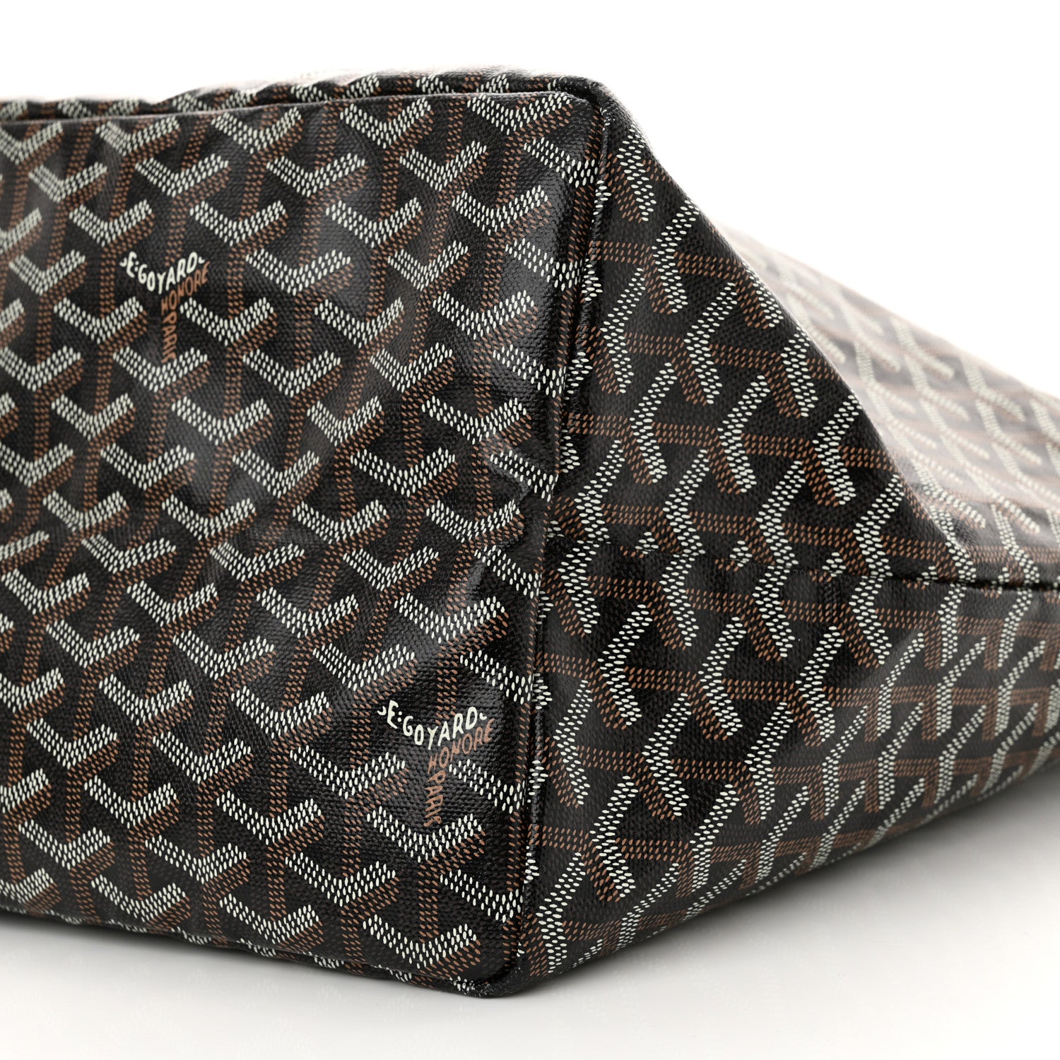 Goyard Goyardine Saint Louis GM Black Gold 11 of 14