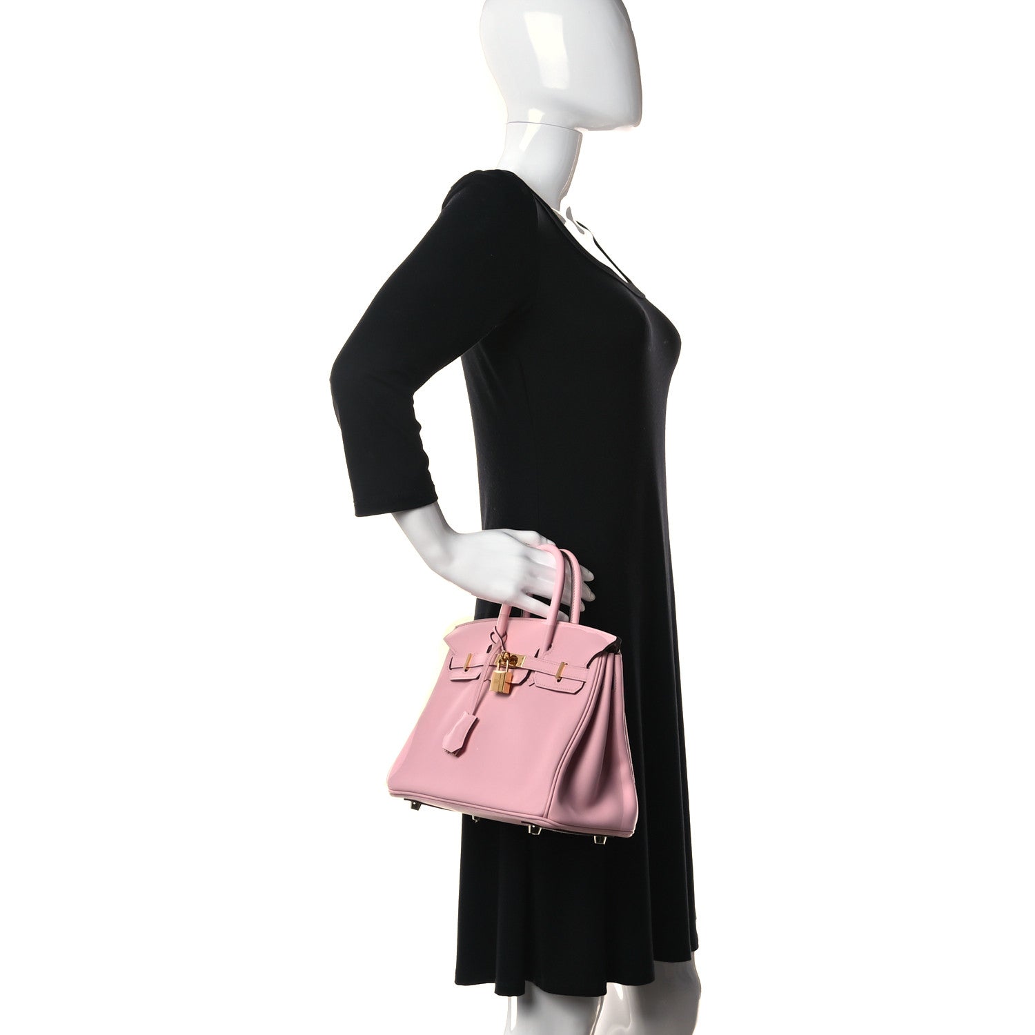 Hermes Swift Birkin 25 Rose Sakura 2 of 10