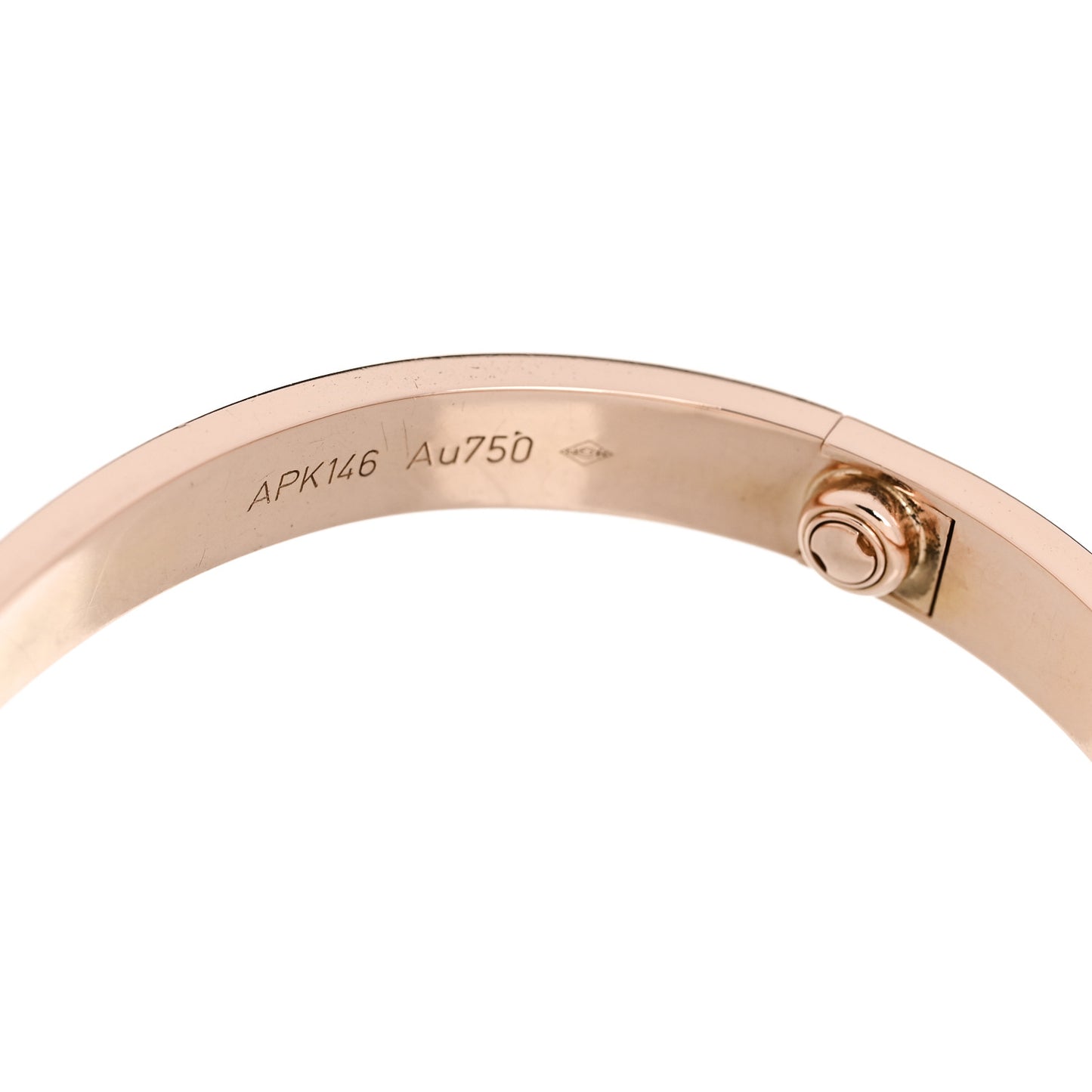 18K Pink Gold LOVE Bracelet 16