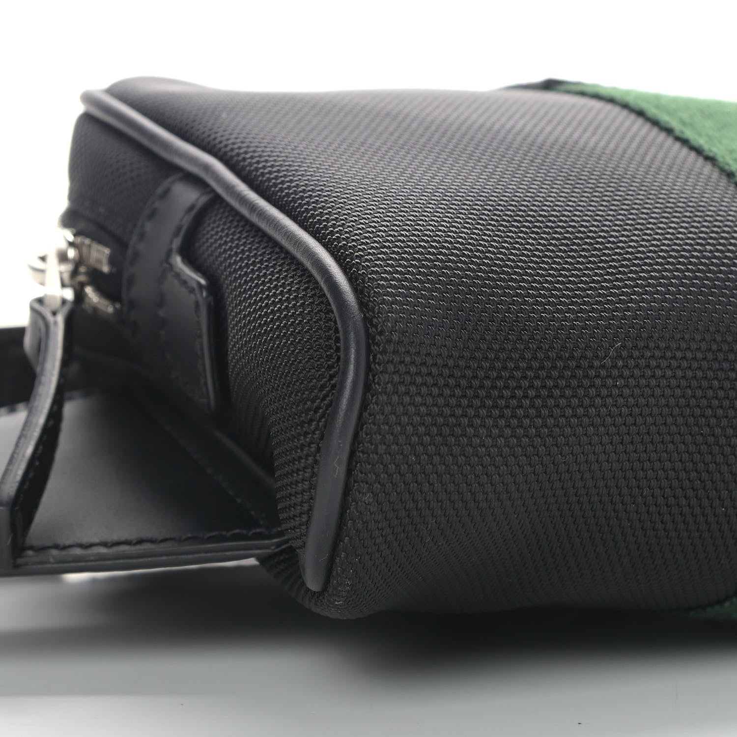 Gucci Canvas Web Slim Belt Bag Black 8 of 9
