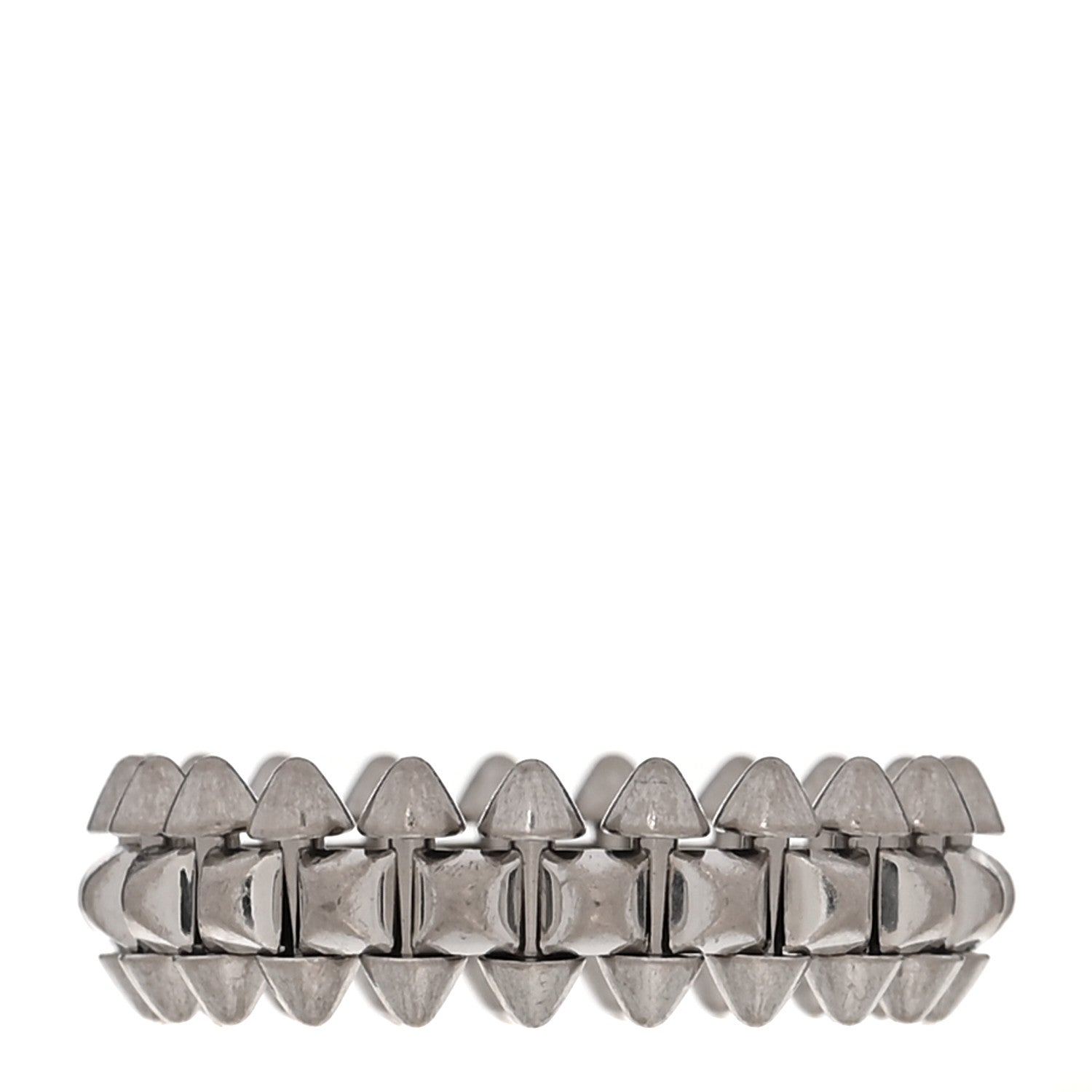 Cartier 18K White Gold SM Clash De Cartier Ring 50 5.25 1 of 5