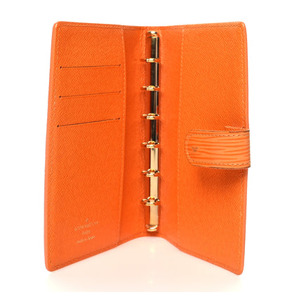 Louis Vuitton Epi Small Ring Agenda Cover Mandarin 5 of 15