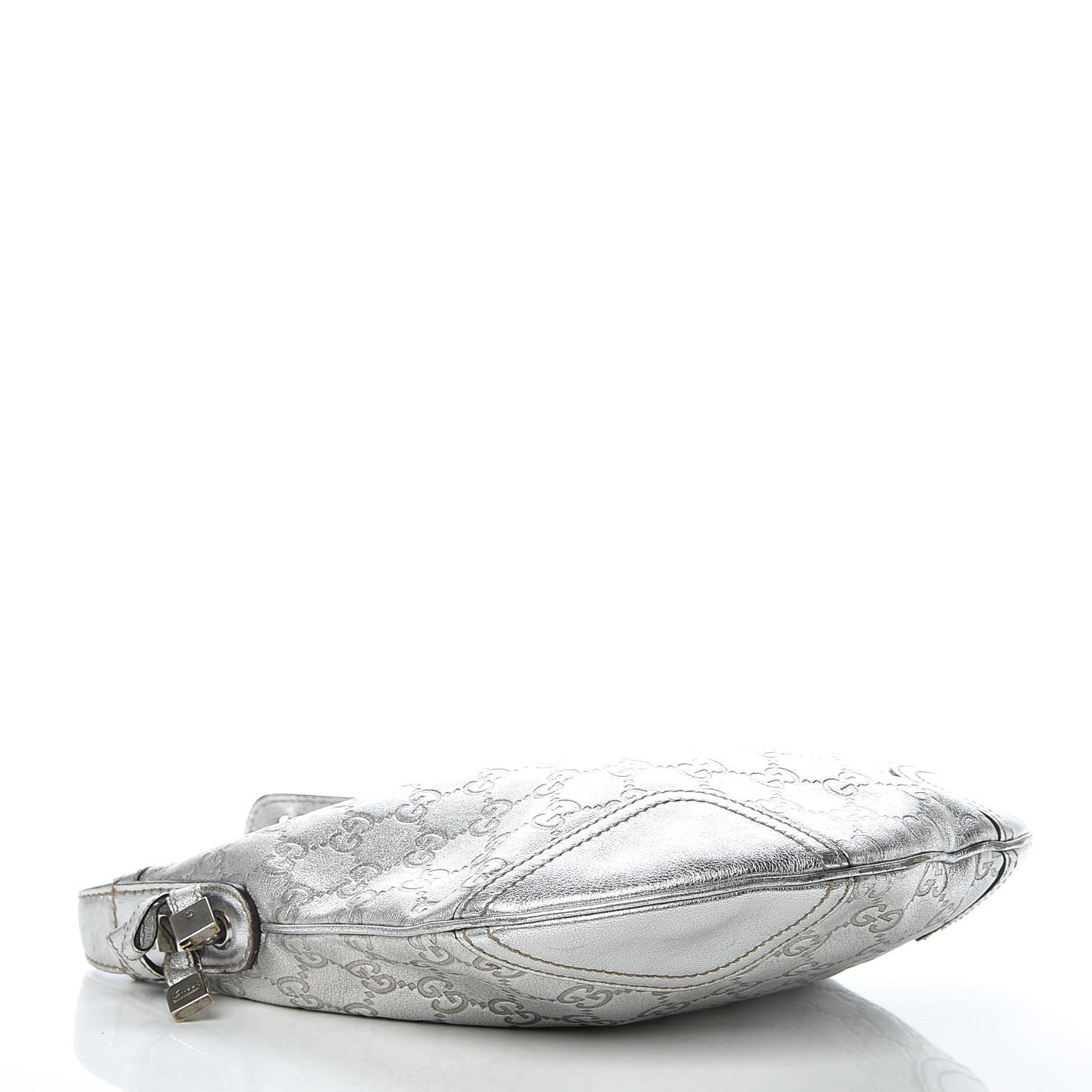 Guccissima Small Princy Hobo Silver