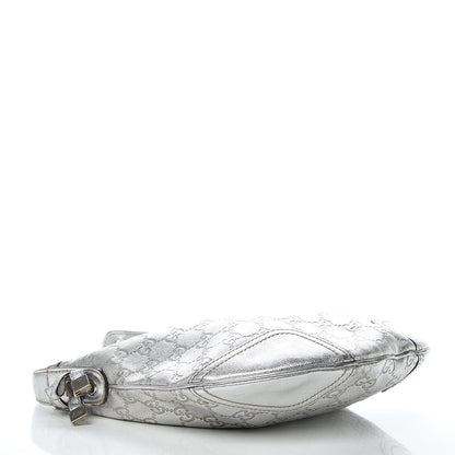 Gucci Guccissima Small Princy Hobo Silver 4 of 10