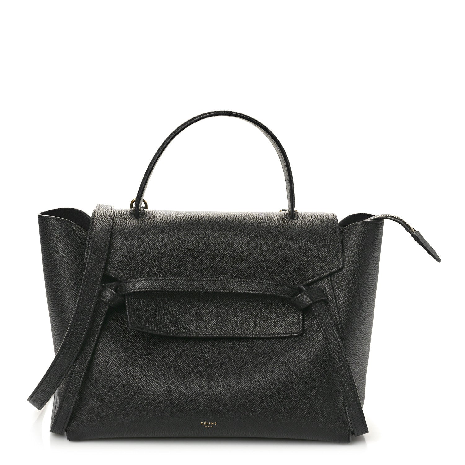 Celine Grained Calfskin Mini Belt Bag Black 1 of 11