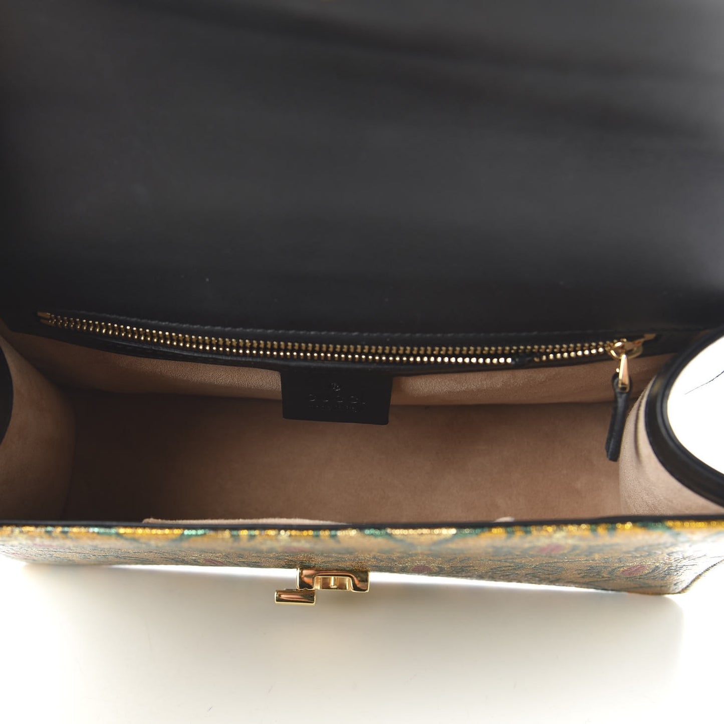 Iridescent Brocade Small Sylvie Shoulder Bag Gold
