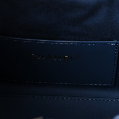 Chanel Washed Denim Quilted Mini Chanel 25 Handbag Blue 6 of 11