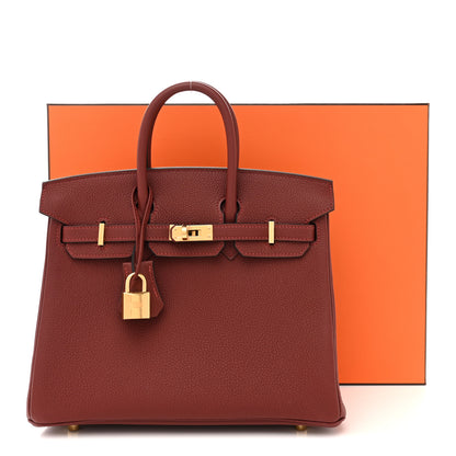 Hermes Togo Birkin 25 Rouge H 12 of 12