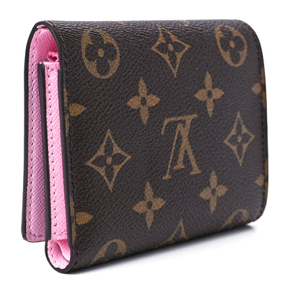 Louis Vuitton Monogram 2021 Christmas Animation Japanese Garden Victorine Wallet Wisteria Pink 3 of 12