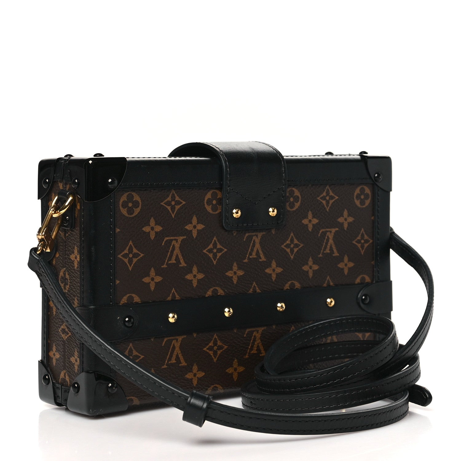 Louis Vuitton Monogram Petite Malle Black 3 of 10