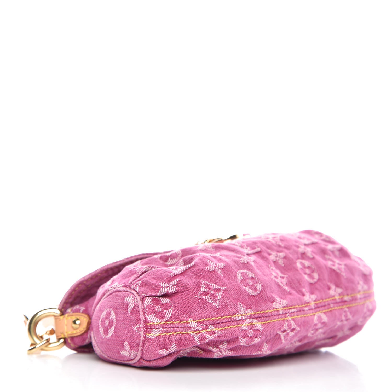 Louis Vuitton Monogram Denim Mini Pleaty Fuchsia 4 of 11