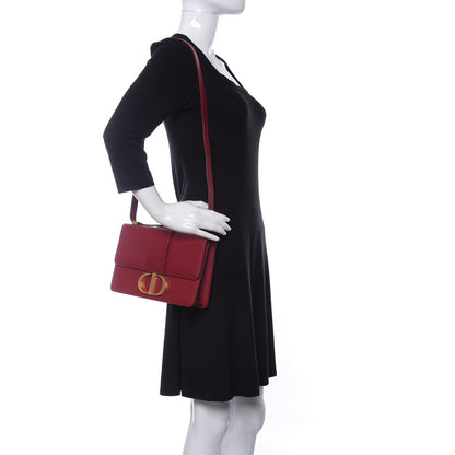 Christian Dior Smooth Calfskin 30 Montaigne Flap Bag Fuchsia 2 of 12