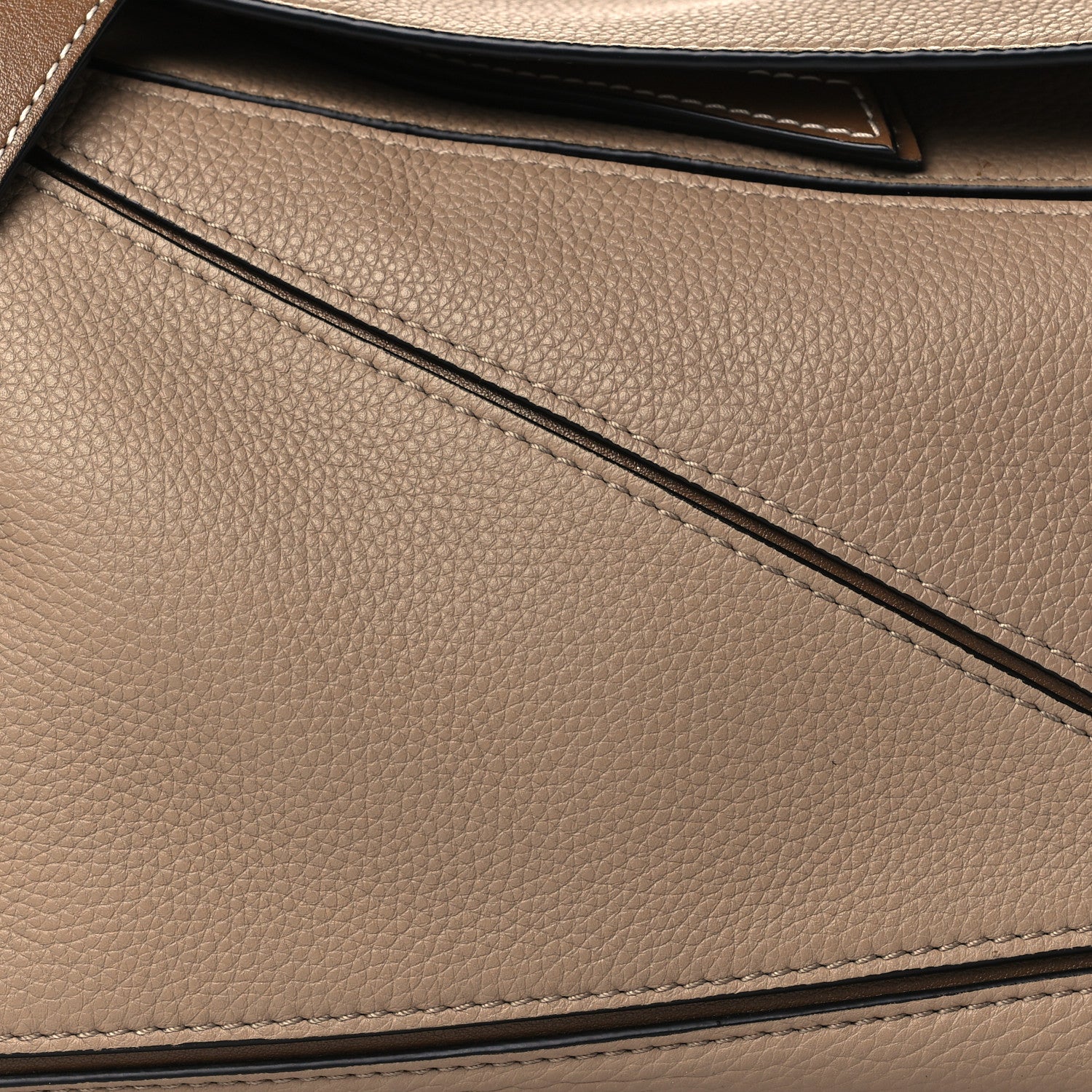 Loewe Grained Calfskin Small Puzzle Bag Sand Mink 8 of 10