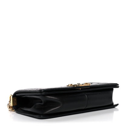 Chanel Lambskin Quilted Medium Boy Flap Black 4 of 12