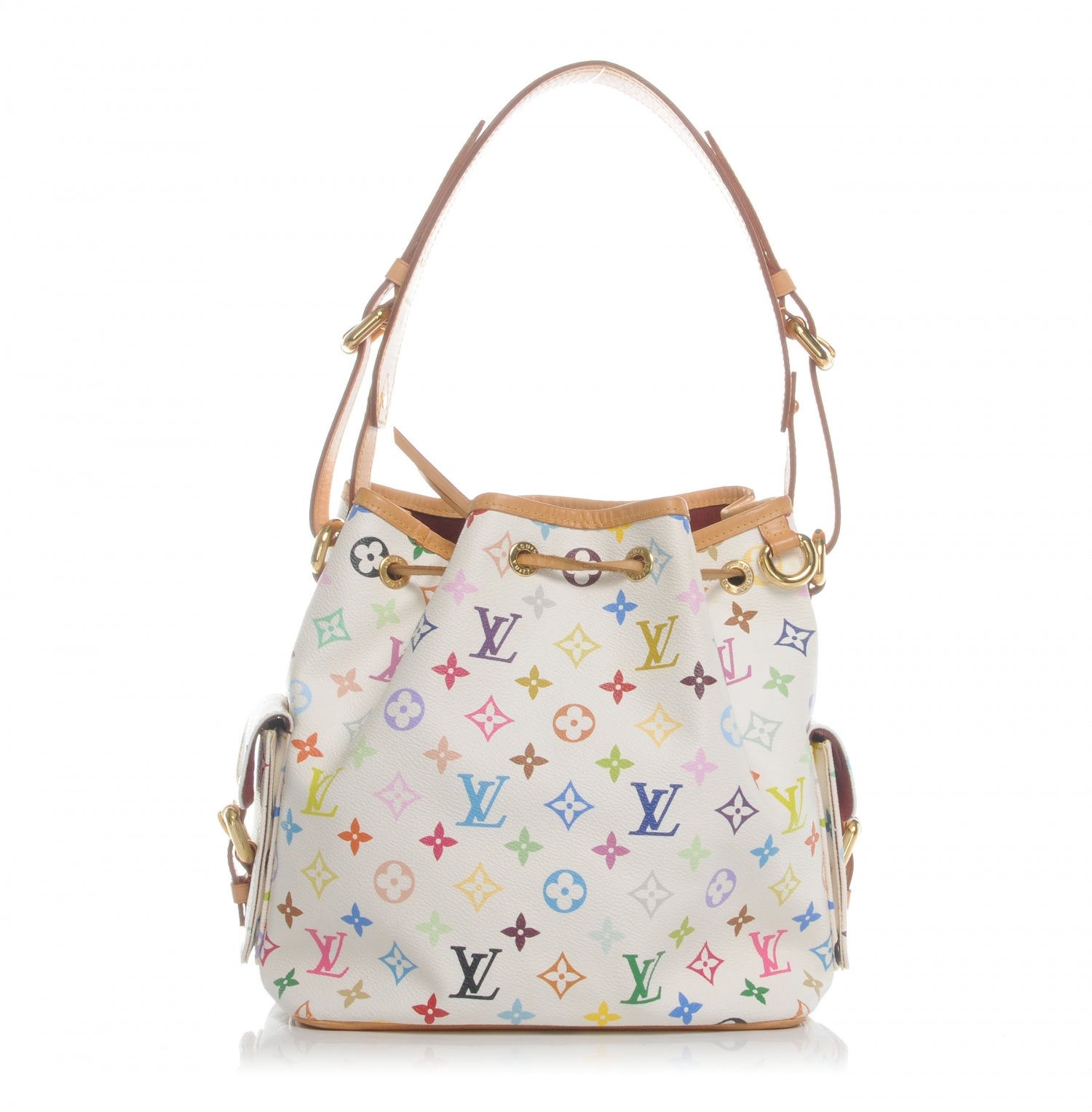 Louis Vuitton Monogram Multicolor Petit Noe White 1 of 6