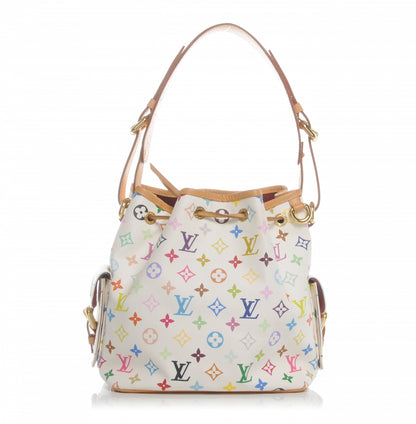 Louis Vuitton Monogram Multicolor Petit Noe White 1 of 6