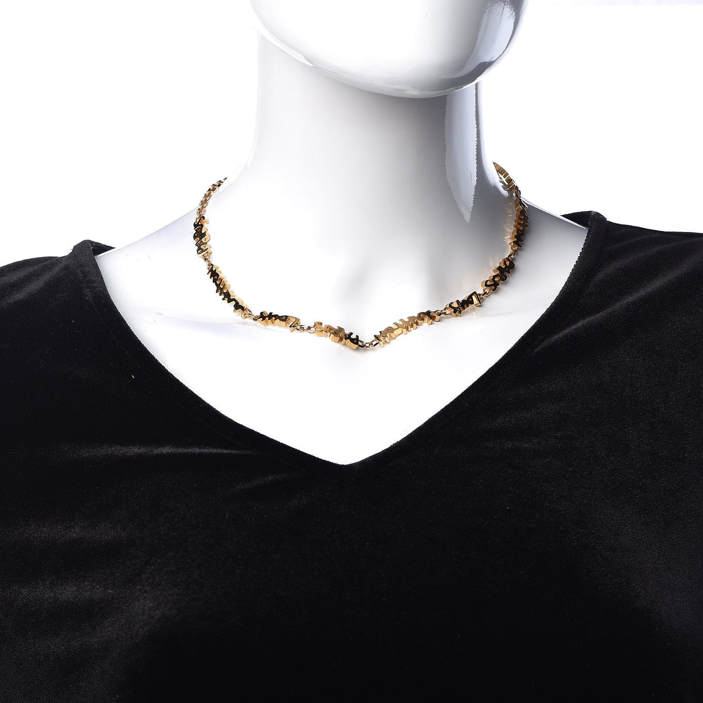 Graffiti PM Necklace Gold