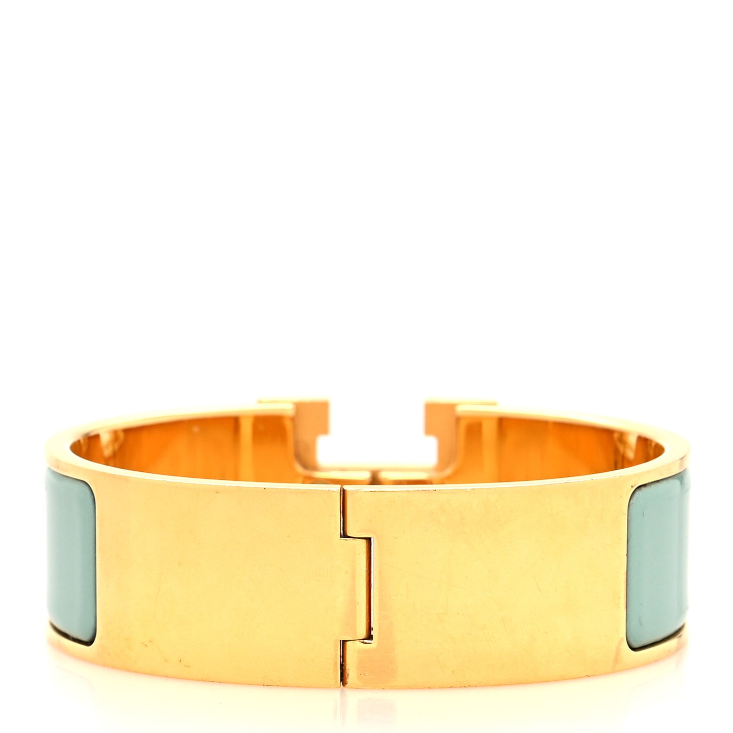 Enamel Wide Clic Clac H Bracelet GM Lagon