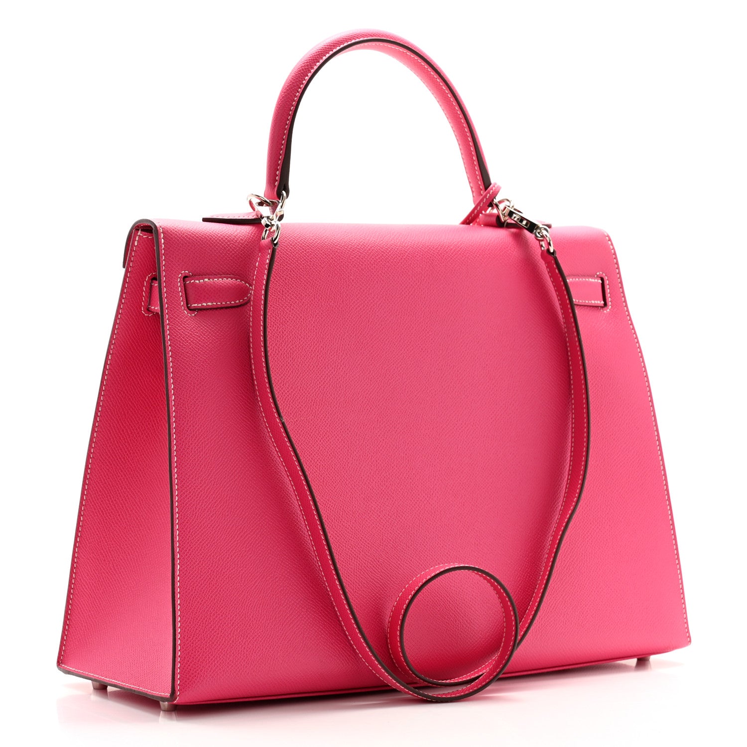 Hermes Epsom Kelly Sellier 35 Rose Tyrien 3 of 12