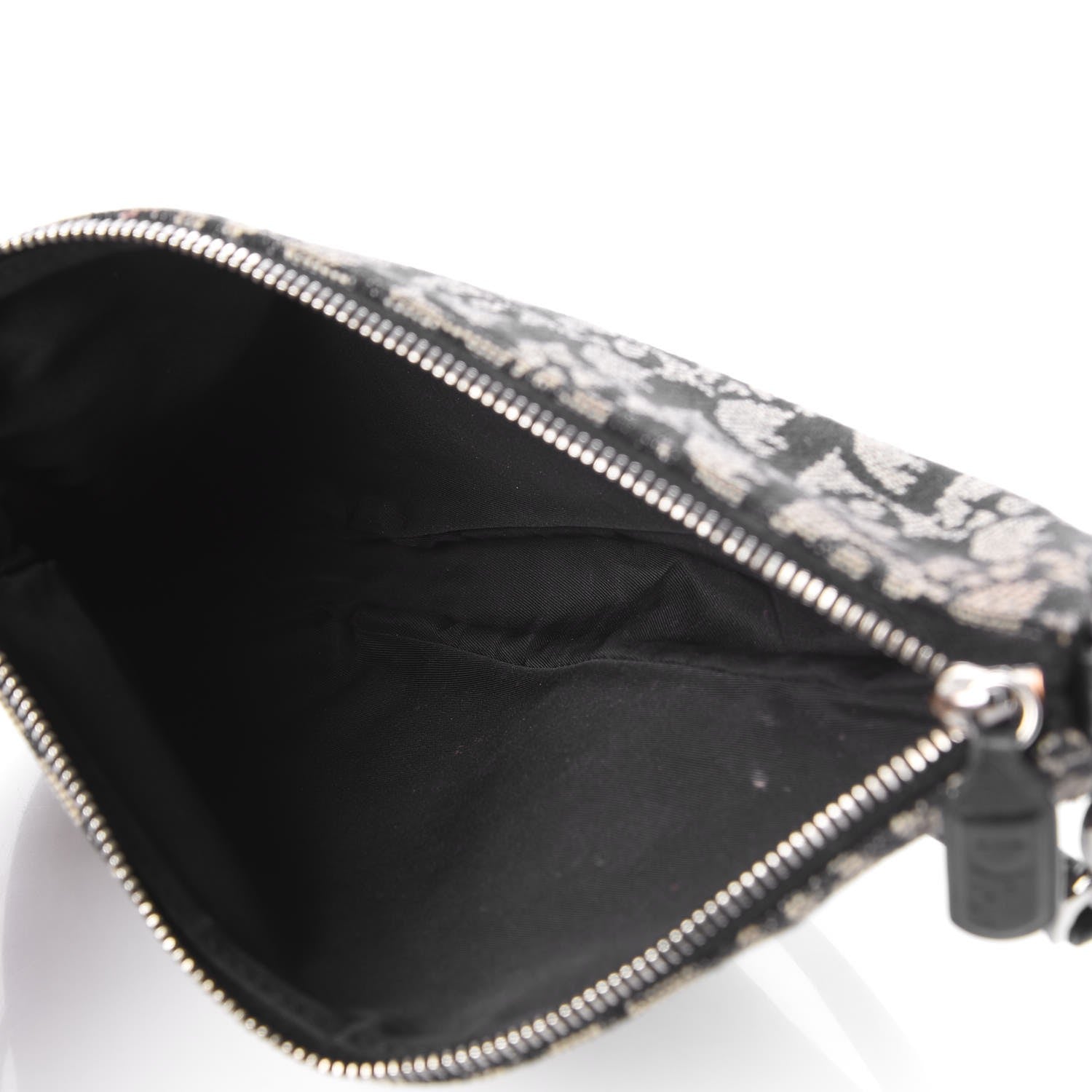 Christian Dior Monogram Mini Saddle Pochette Navy 7 of 7