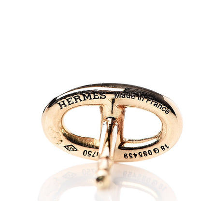 Hermes 18K Yellow Gold TPM Farandole Stud Earrings 5 of 6