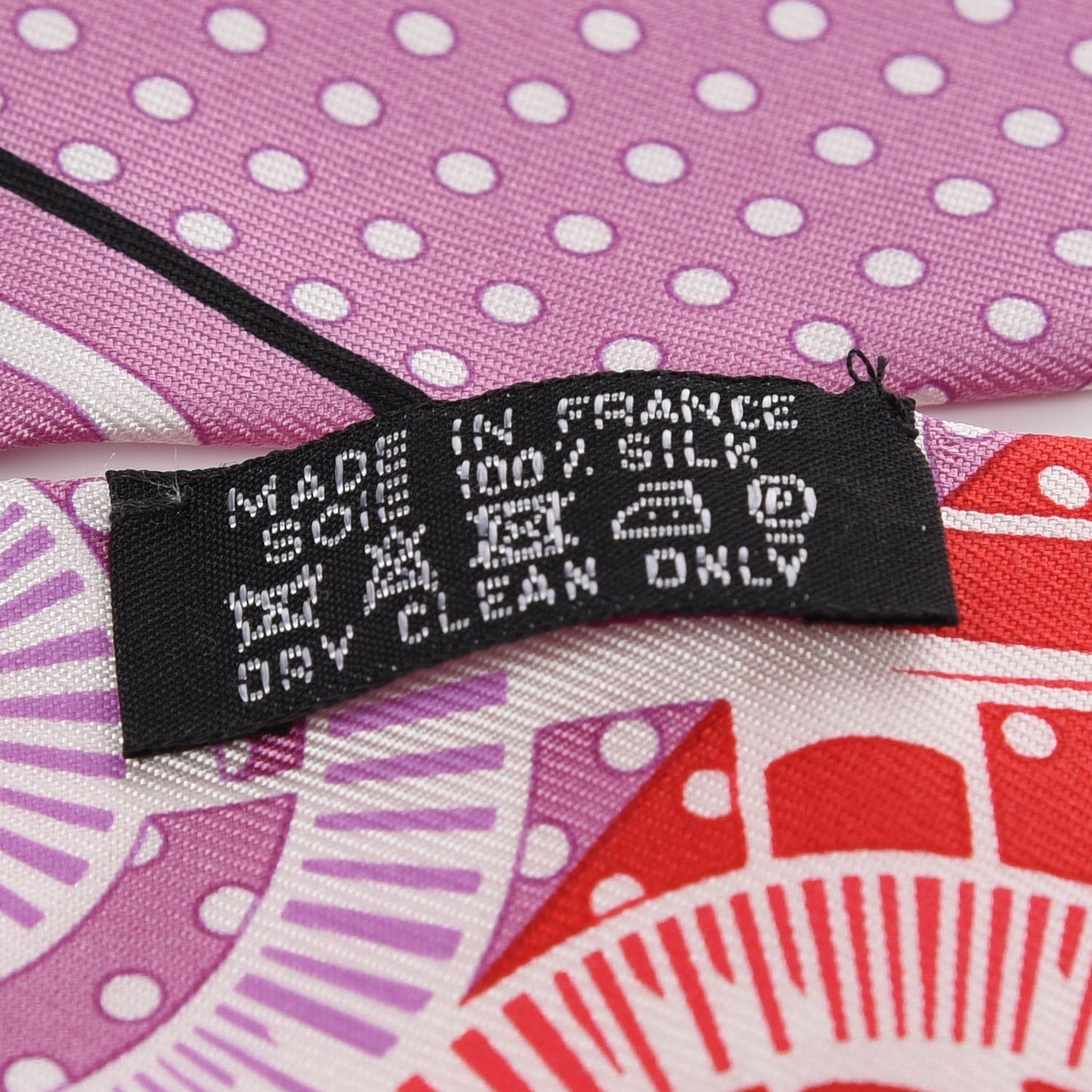 Silk Eperon d'Or Cut Twilly Parme Blanc Rouge