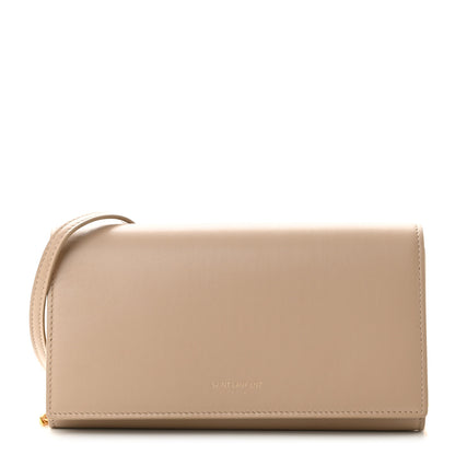 Saint Laurent Smooth Calfskin Mini Paris Bag Beige 1 of 9