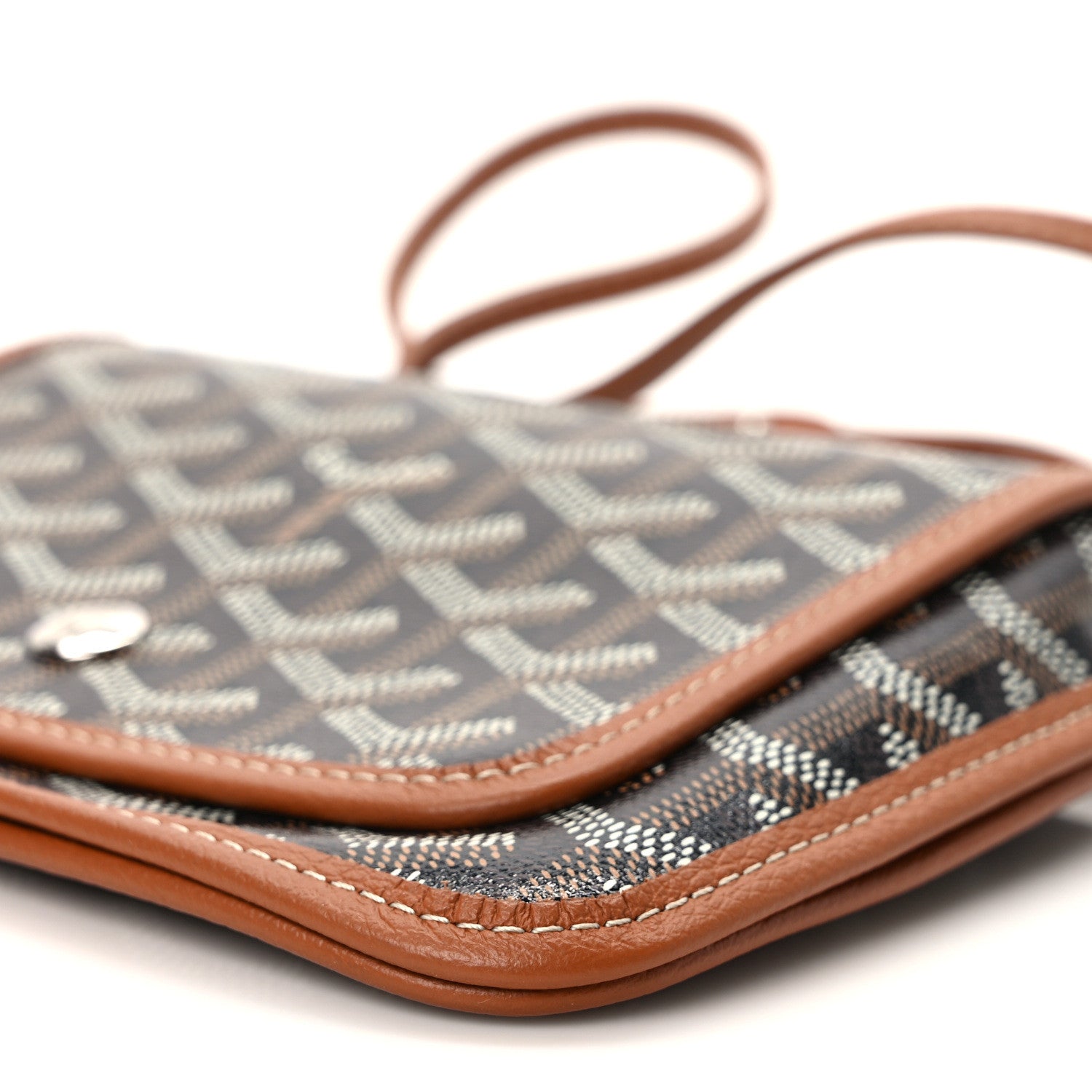 Goyard Goyardine Plumet Wallet Clutch Black Gold 9 of 13
