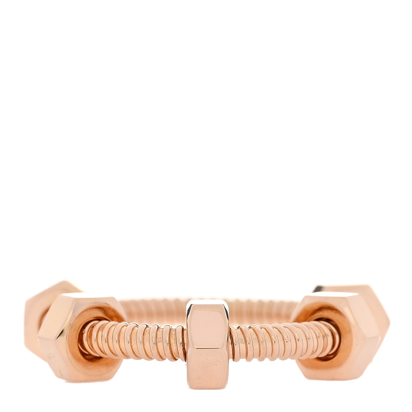 18K Pink Gold Ecrou de Cartier Ring 49 5