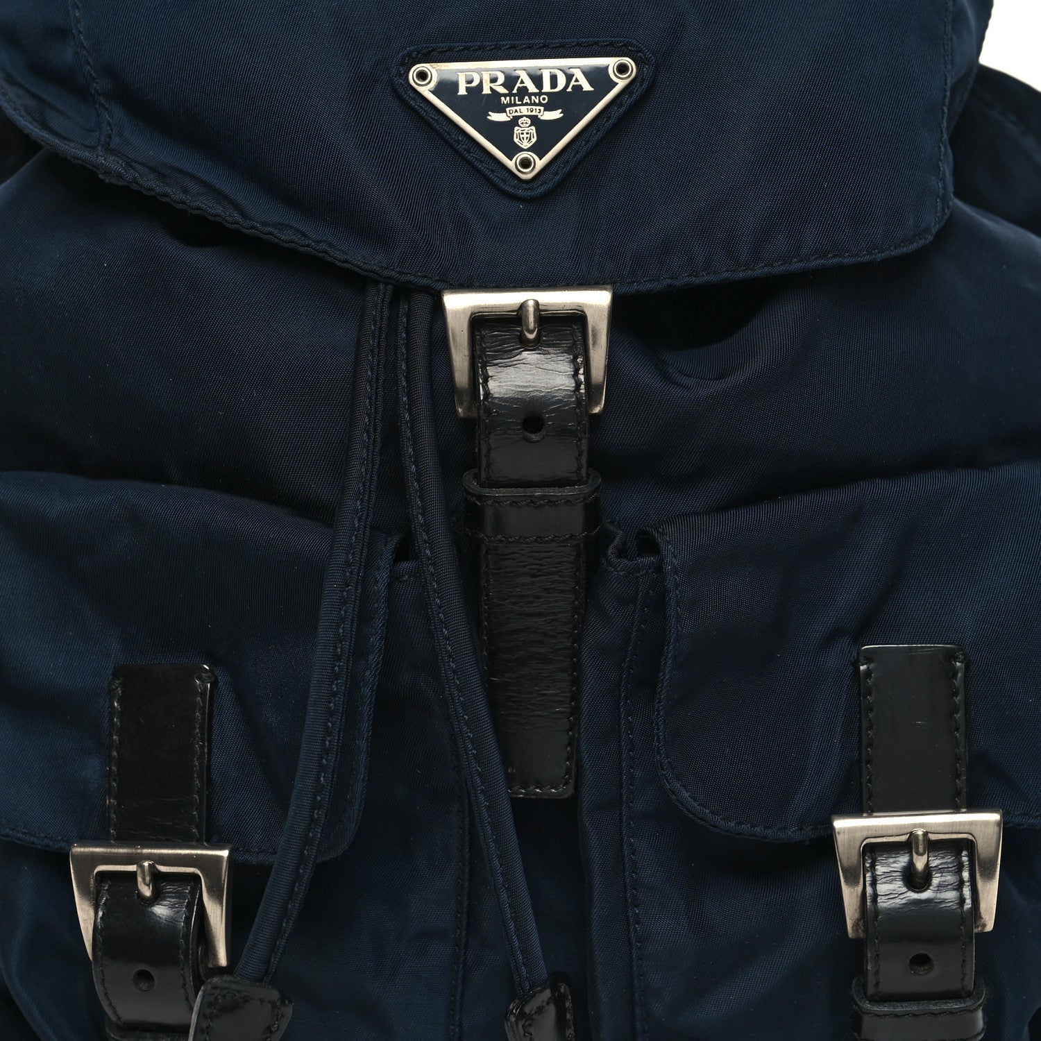 Prada Nylon Vela Small Backpack Navy 7 of 9
